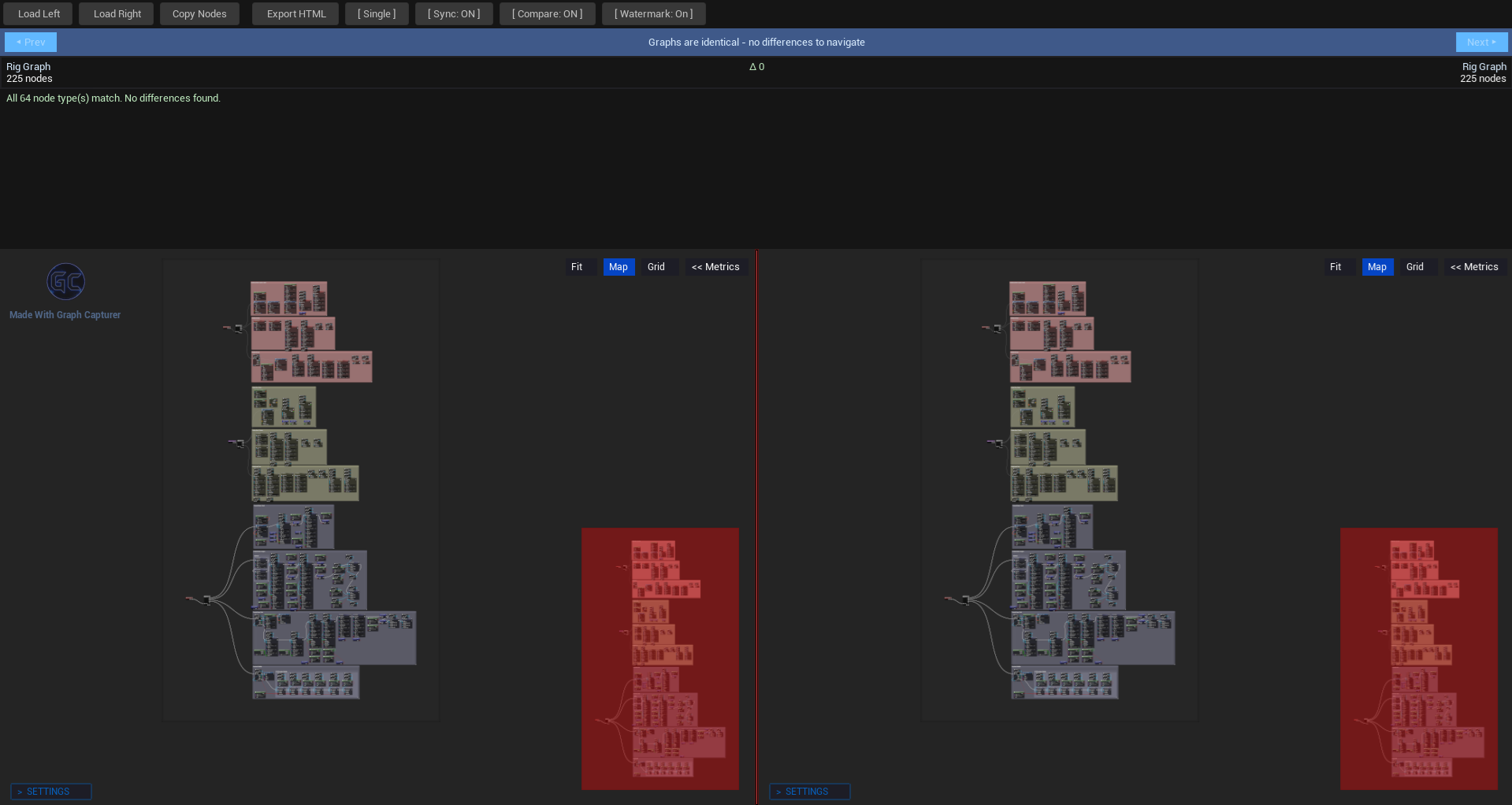Graph Viewer with split mode and minimap